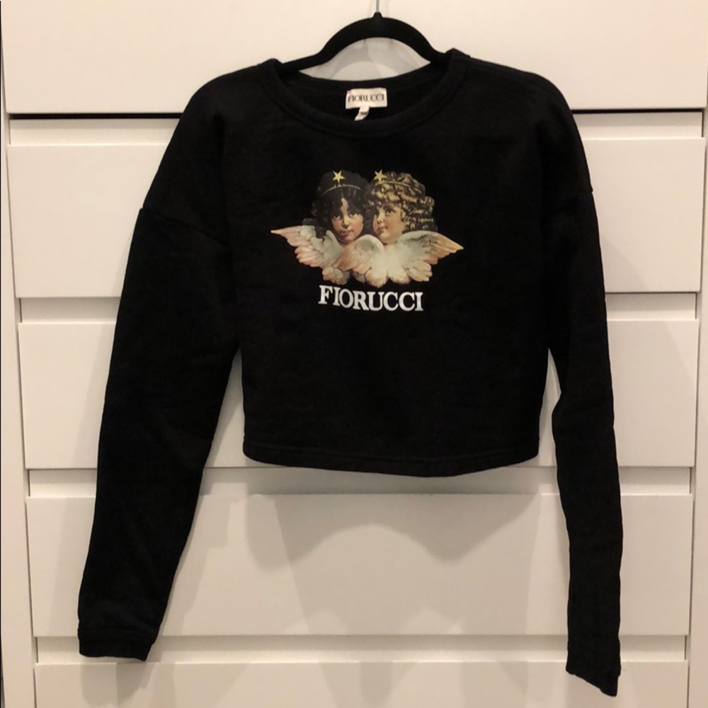 Fiorucci Angels Cropped Sweatshirt XS